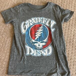 Kids Grateful Dead T-shirt, Size 8, by Rowdy Sprout